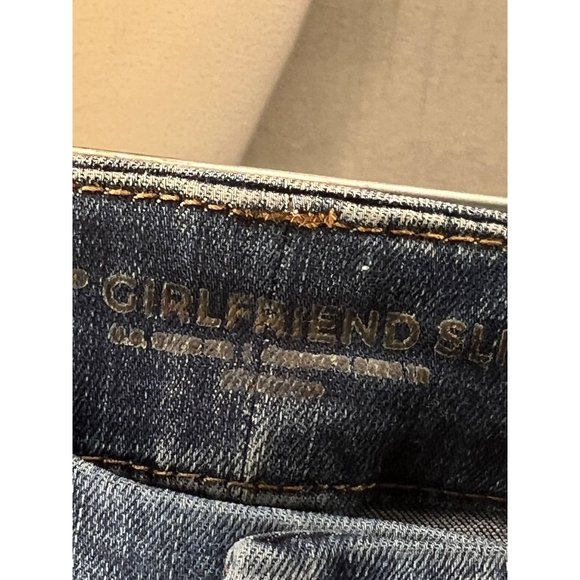SO slimming girlfriend, slim leg, ankle jeans by Chicos denim sequence 5pocket - Picture 13 of 14